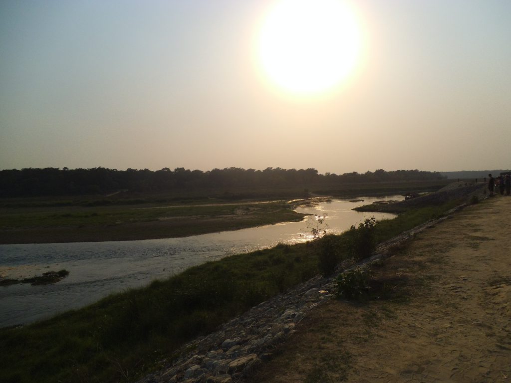 Rapti river in Sauraha