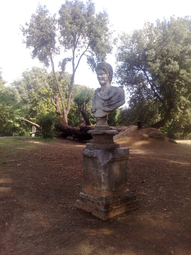 Statue in Borghese Park