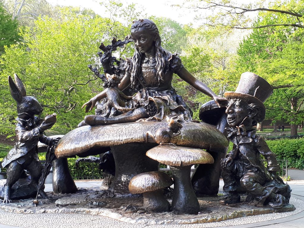 Alice in Wonderland statue