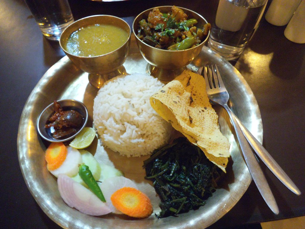 Dal bhat - delicious Nepali dish