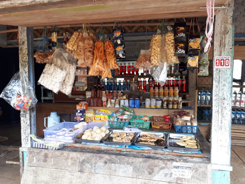 Shop in the moutains of Cianjur