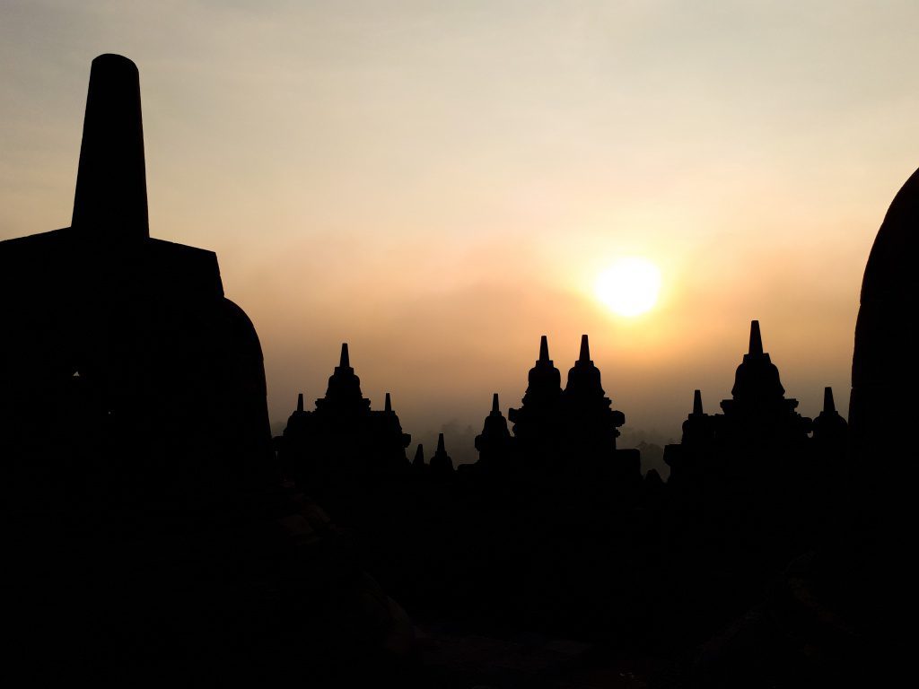 Borobudur at sunrise