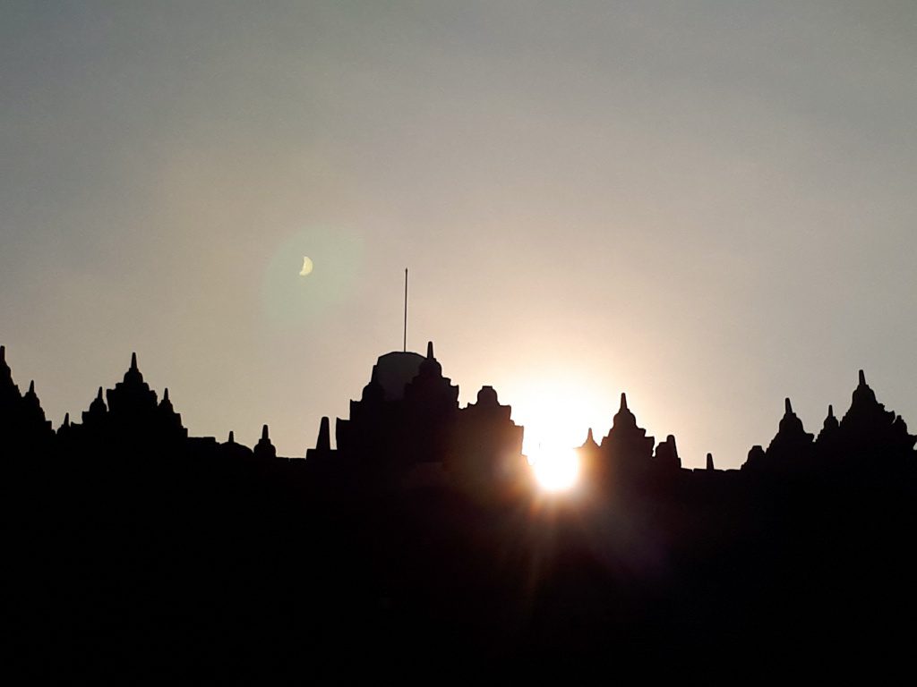 Borobudur at sunrise